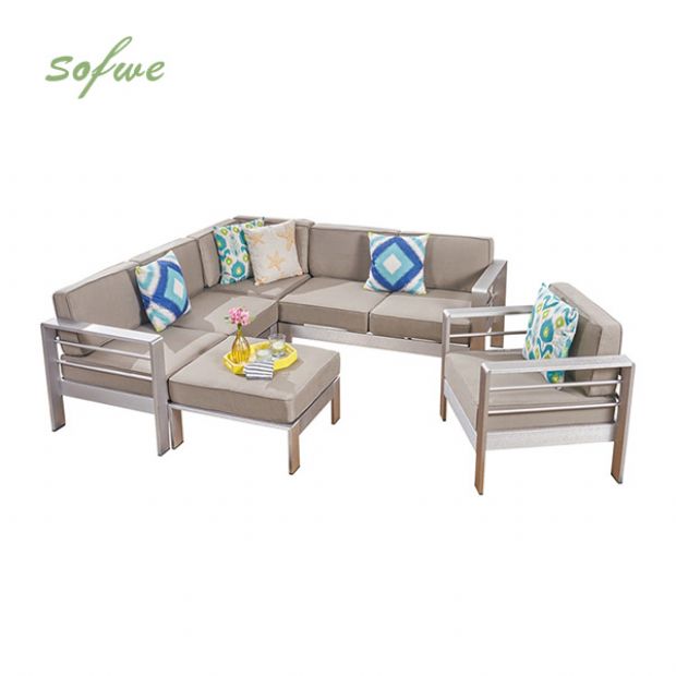 Mobilier d'extérieur en métal en aluminium étanche - 11C01N
