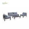 Ensemble de meubles de luxe en aluminium avec coussin - 11C01Q