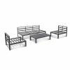 Ensemble de meubles de luxe en aluminium avec coussin - 11C01Q