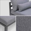 Ensemble de meubles de luxe en aluminium avec coussin - 11C01Q