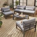 Ensemble de meubles de luxe en aluminium avec coussin - 11C01Q