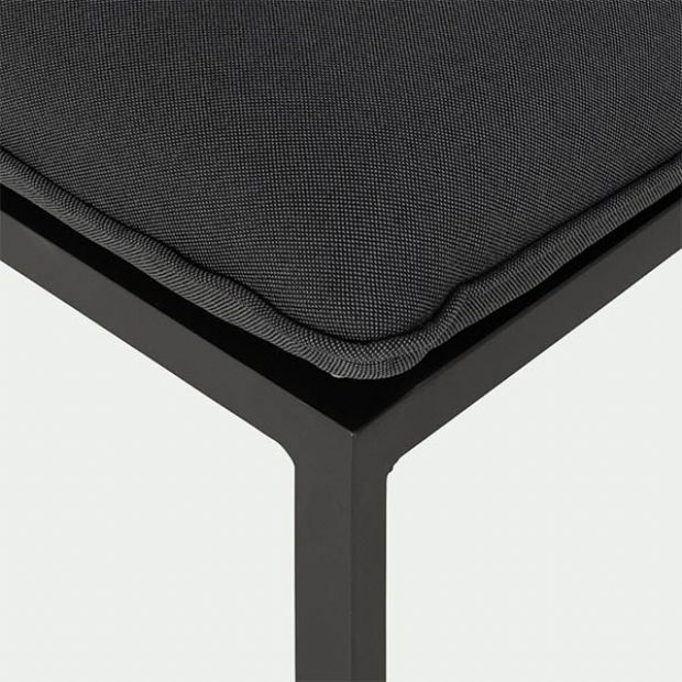 Ensemble de canapé d'extérieur 4 pièces en métal et aluminium - 11C01R