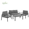 Canapé de terrasse extérieur 4 places en aluminium - 11C01U