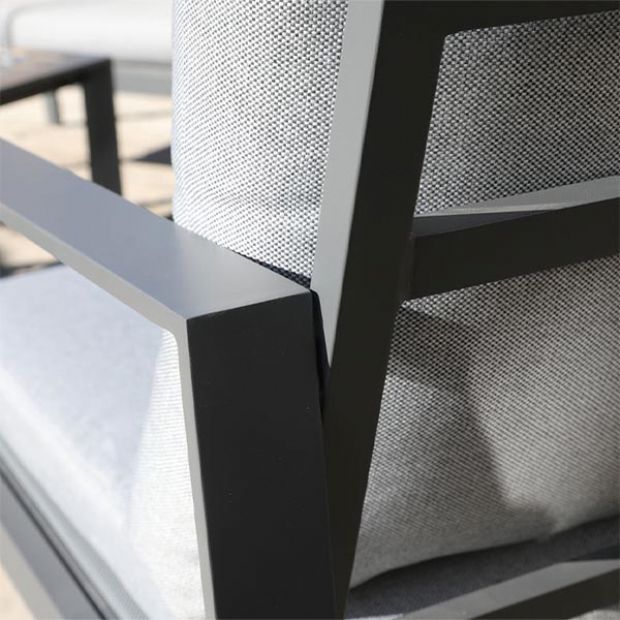 Canapé de terrasse extérieur 4 places en aluminium - 11C01U