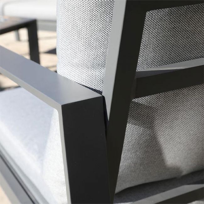 Canapé de terrasse extérieur 4 places en aluminium - 11C01U
