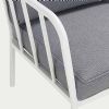 Ensemble de canapé en aluminium moderne avec coussin - 11C01V