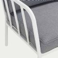 Ensemble de canapé en aluminium moderne avec coussin - 11C01V