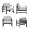 Ensemble de jardin en aluminium - 11C01W