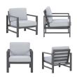 Ensemble de jardin en aluminium - 11C01W
