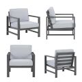 Ensemble de jardin en aluminium - 11C01W