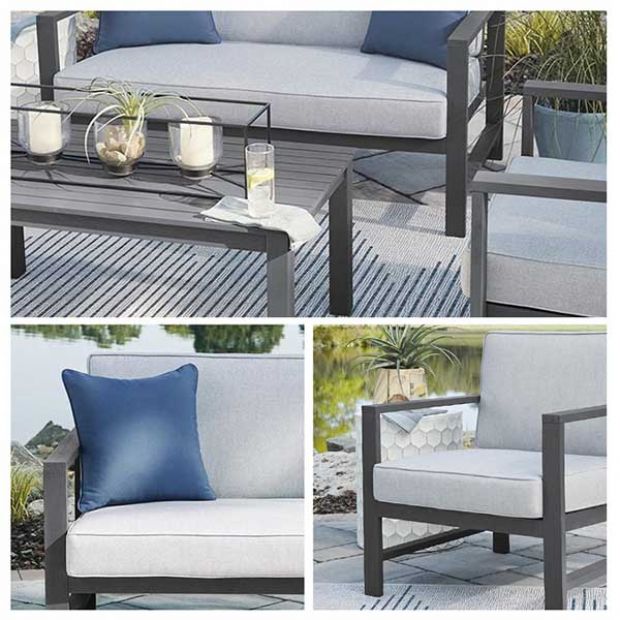 Ensemble de jardin en aluminium - 11C01W