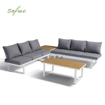 Meubles de patio en aluminium avec siège...