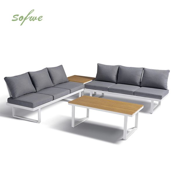 Meubles de patio en aluminium avec siège réglable - 11C01Y