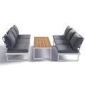 Meubles de patio en aluminium avec siège réglable - 11C01Y