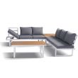 Meubles de patio en aluminium avec siège réglable - 11C01Y