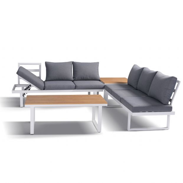 Meubles de patio en aluminium avec siège réglable - 11C01Y