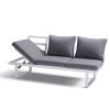 Meubles de patio en aluminium avec siège réglable - 11C01Y