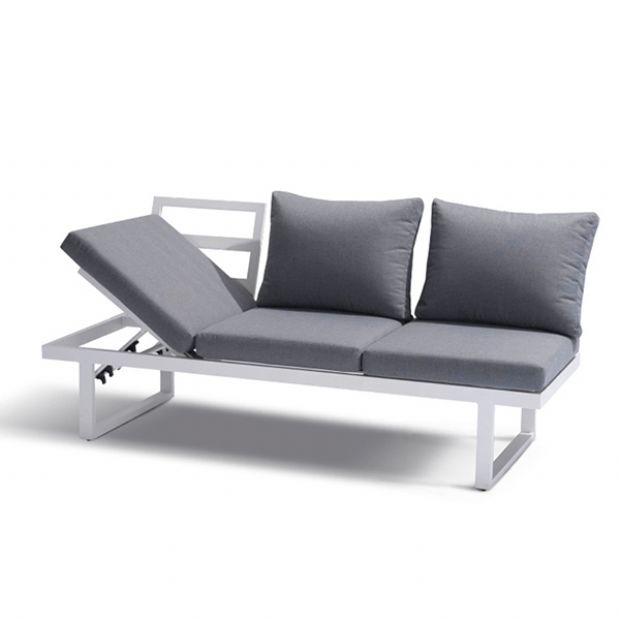 Meubles de patio en aluminium avec siège réglable - 11C01Y