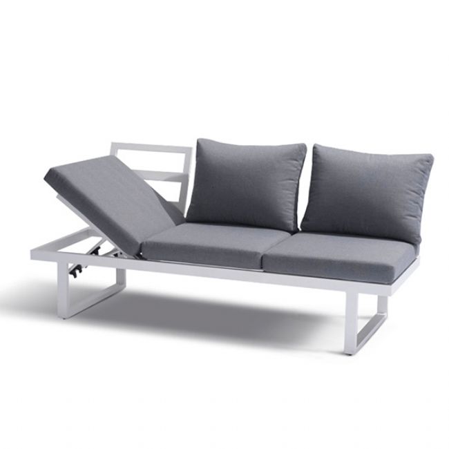 Meubles de patio en aluminium avec siège réglable - 11C01Y