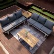 Meubles de patio en aluminium avec siège réglable - 11C01Y
