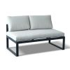 Canapé d'angle avec table réglable en hauteur - 11C03B