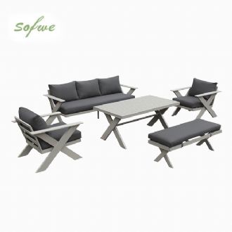 Ensembles de canapés de salon d'extérieur design moderne en...