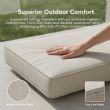 Ensemble de canapés tressés en corde toutes saisons en gros avec table basse en aluminium pour extérieur - 11C12D