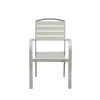 Chaise de salle à manger empilable avec accoudoirs - 11D11C