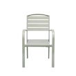 Chaise de salle à manger empilable avec accoudoirs - 11D11C