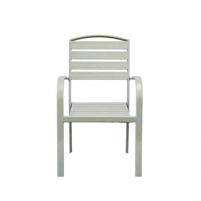 Chaise de salle à manger empilable avec accoudoirs - 11D11C