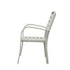 Chaise de salle à manger empilable avec accoudoirs - 11D11C