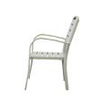 Chaise de salle à manger empilable avec accoudoirs - 11D11C