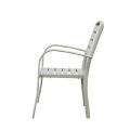Chaise de salle à manger empilable avec accoudoirs - 11D11C