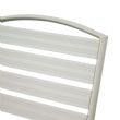 Chaise de salle à manger empilable avec accoudoirs - 11D11C