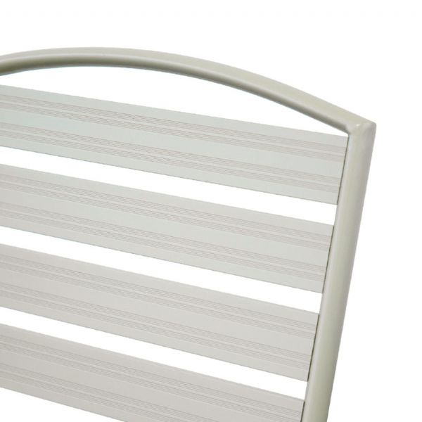 Chaise de salle à manger empilable avec accoudoirs - 11D11C