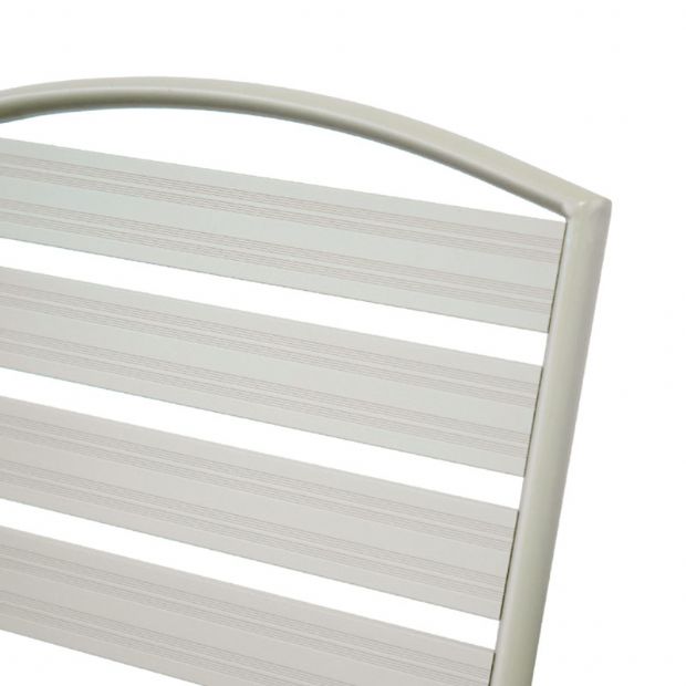 Chaise de salle à manger empilable avec accoudoirs - 11D11C