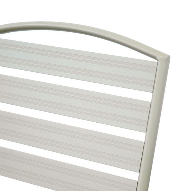 Chaise de salle à manger empilable avec accoudoirs - 11D11C