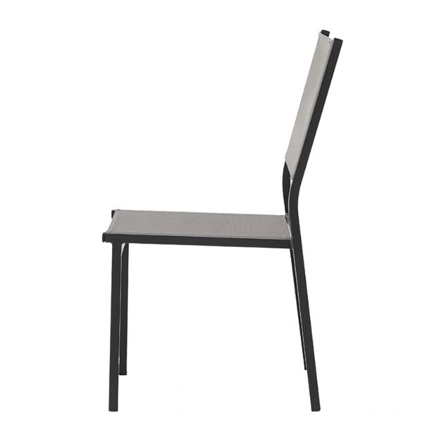 Chaise empilable en textilène sans accoudoirs - 11D11D