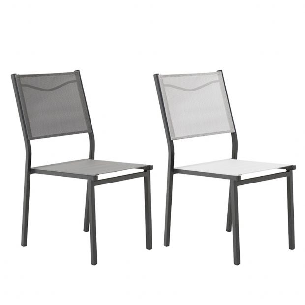 Chaise empilable en textilène sans accoudoirs - 11D11D