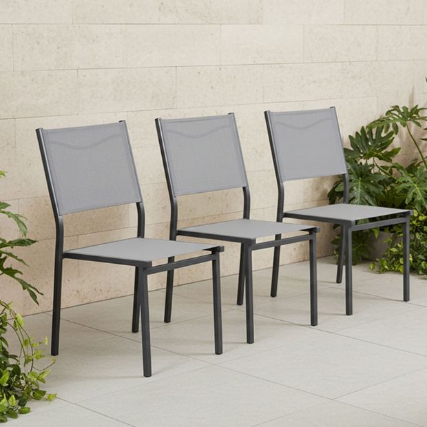 Chaise empilable en textilène sans accoudoirs - 11D11D
