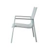 Fauteuil en aluminium pour salle à manger de jardin - 11D11E