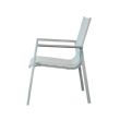 Fauteuil en aluminium pour salle à manger de jardin - 11D11E