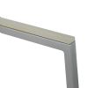 Fauteuil en aluminium pour salle à manger de jardin - 11D11E