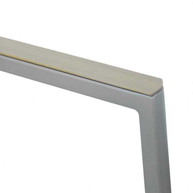 Fauteuil en aluminium pour salle à manger de jardin - 11D11E