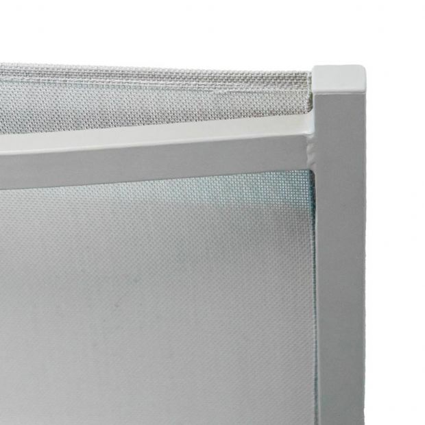 Fauteuil en aluminium pour salle à manger de jardin - 11D11E