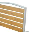 Chaise de salle à manger d'extérieur en composite bois-plastique - 11D11F