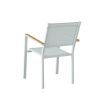 Fauteuil empilable en aluminium pour jardin - 11D11H