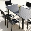 Fauteuil empilable en aluminium pour jardin - 11D11H