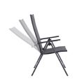Fauteuil de salle à manger pliant en aluminium pour jardin - 11D11L