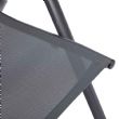 Fauteuil de salle à manger pliant en aluminium pour jardin - 11D11L